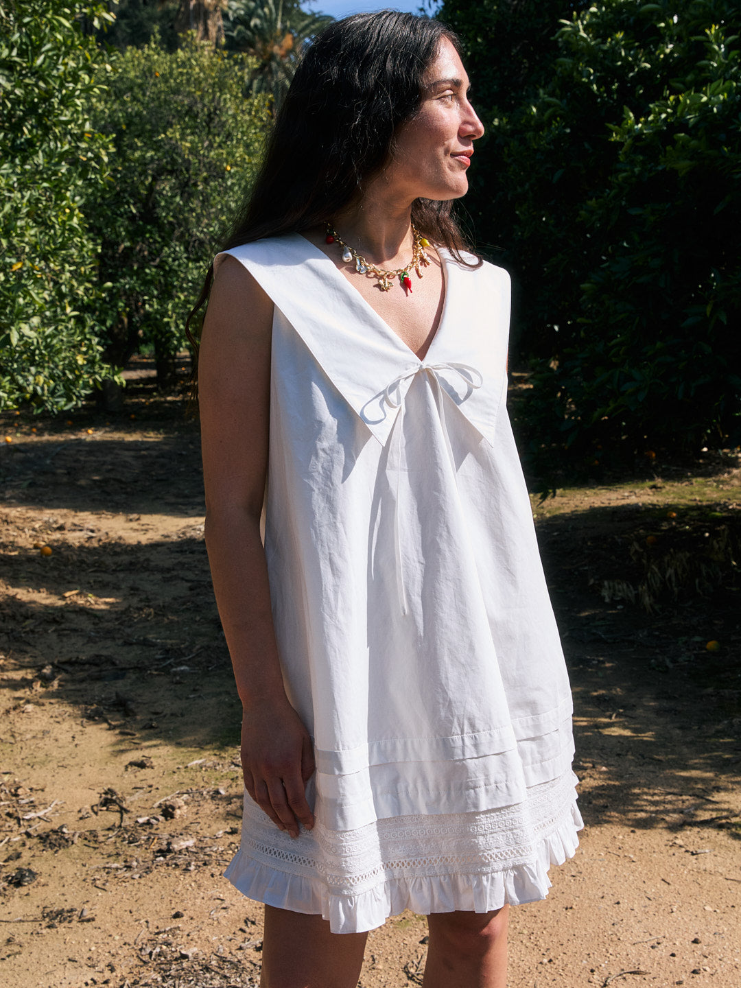 Jenny Mini Dress - Dove