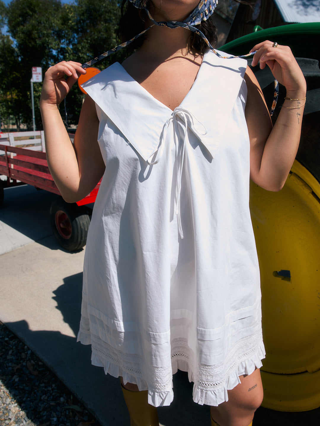 Jenny Mini Dress - Dove