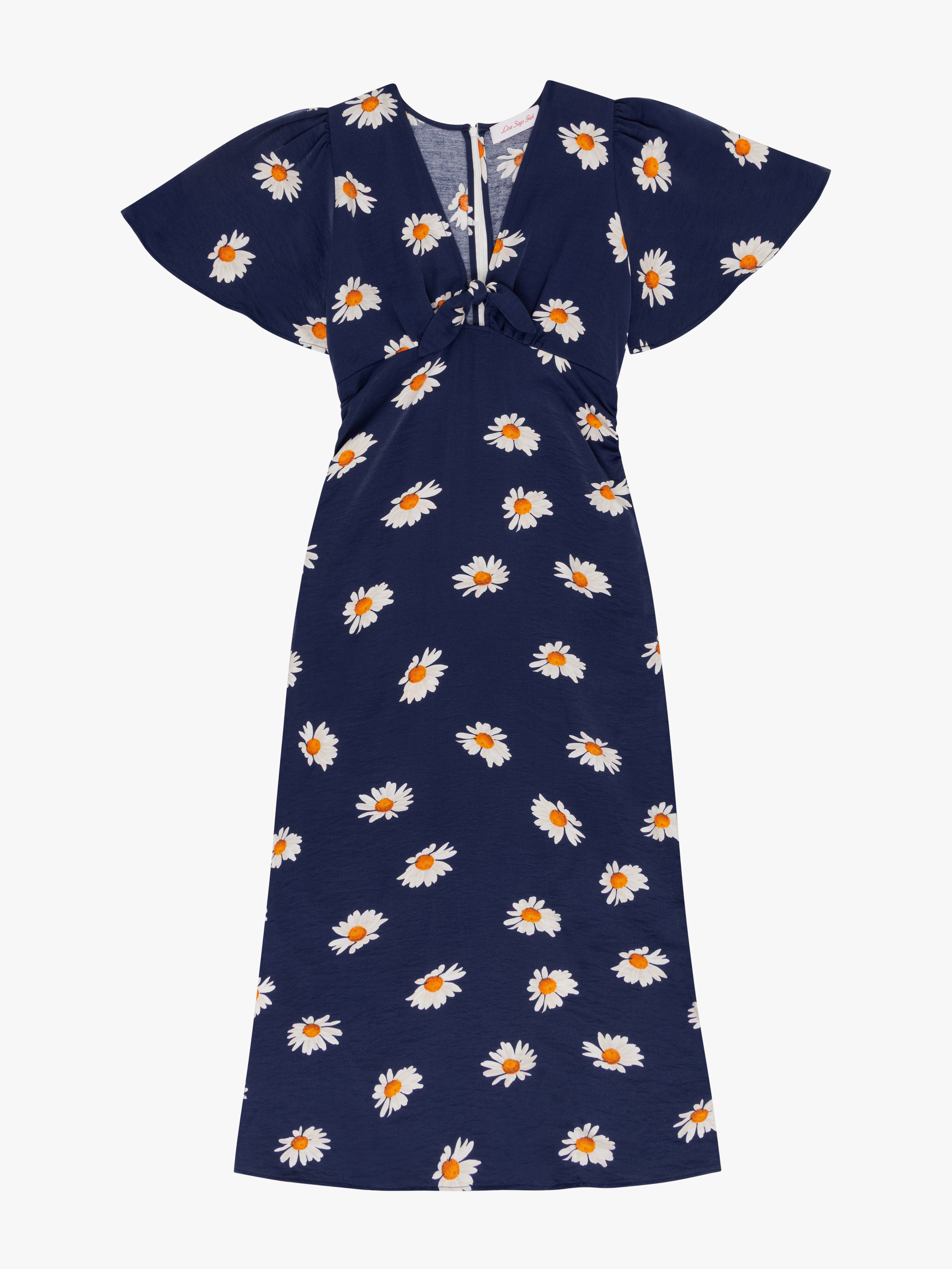 Jess Dress - Navy Daisy – Lisa Says Gah