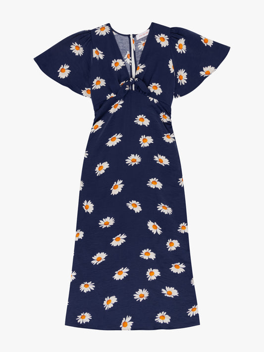 Jess Dress - Navy Daisy