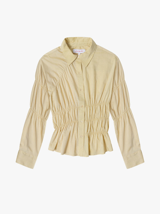 Junie Button Up - Meringue