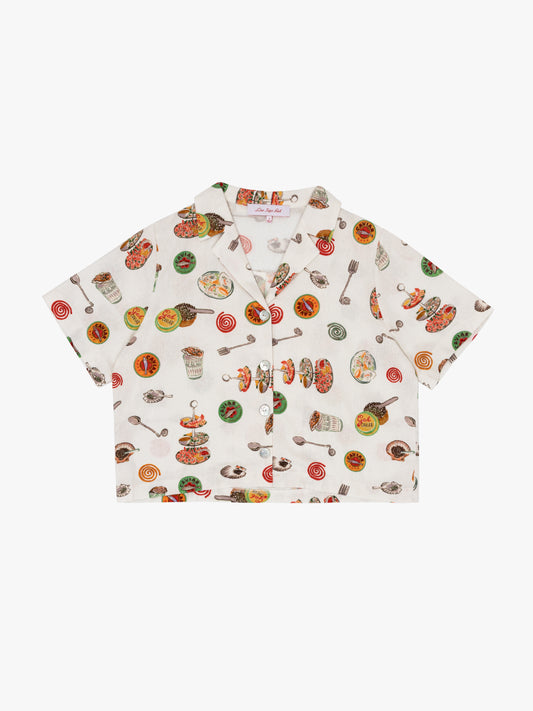 Nikki Top - Caviar Dreams White