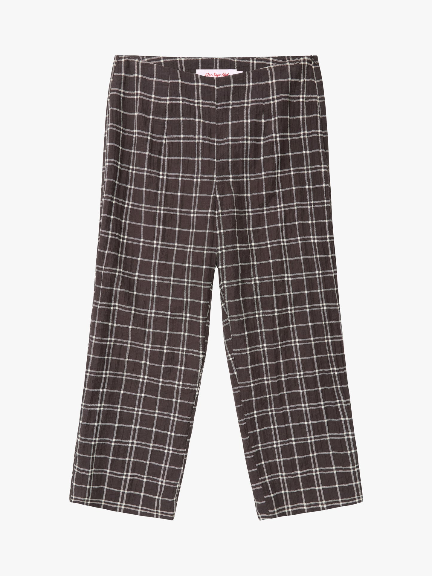 Kristin Pant - Espresso Plaid