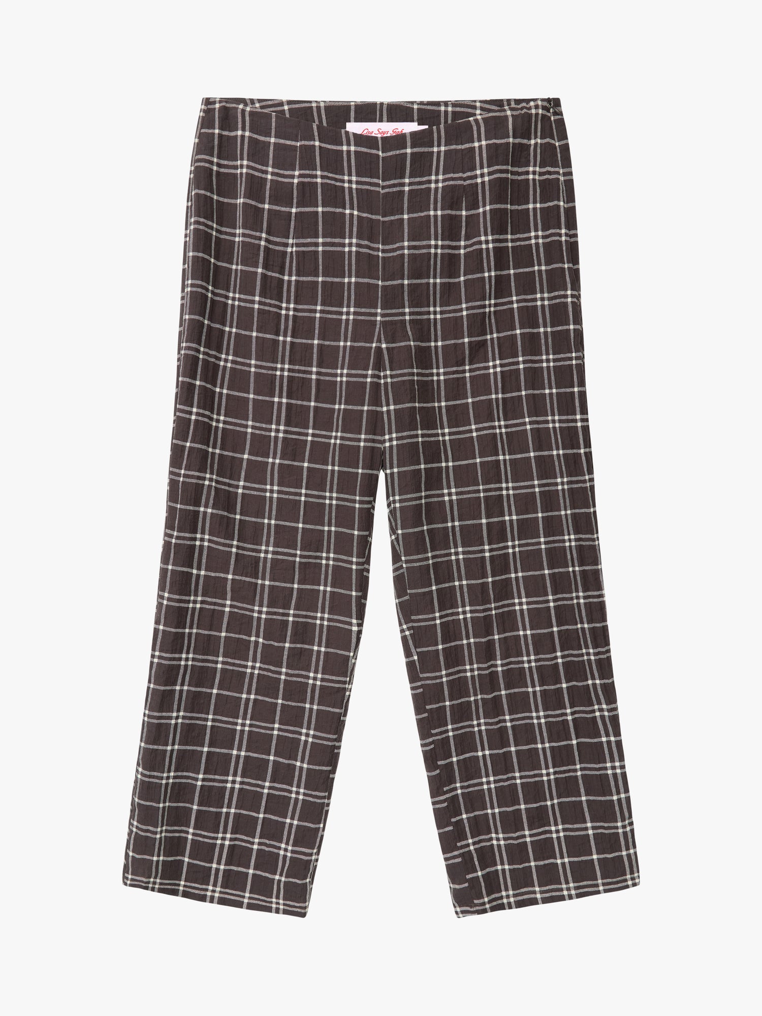 Kristin Pant - Espresso Plaid