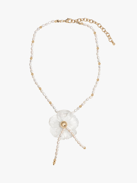 Lara Necklace - Pearl