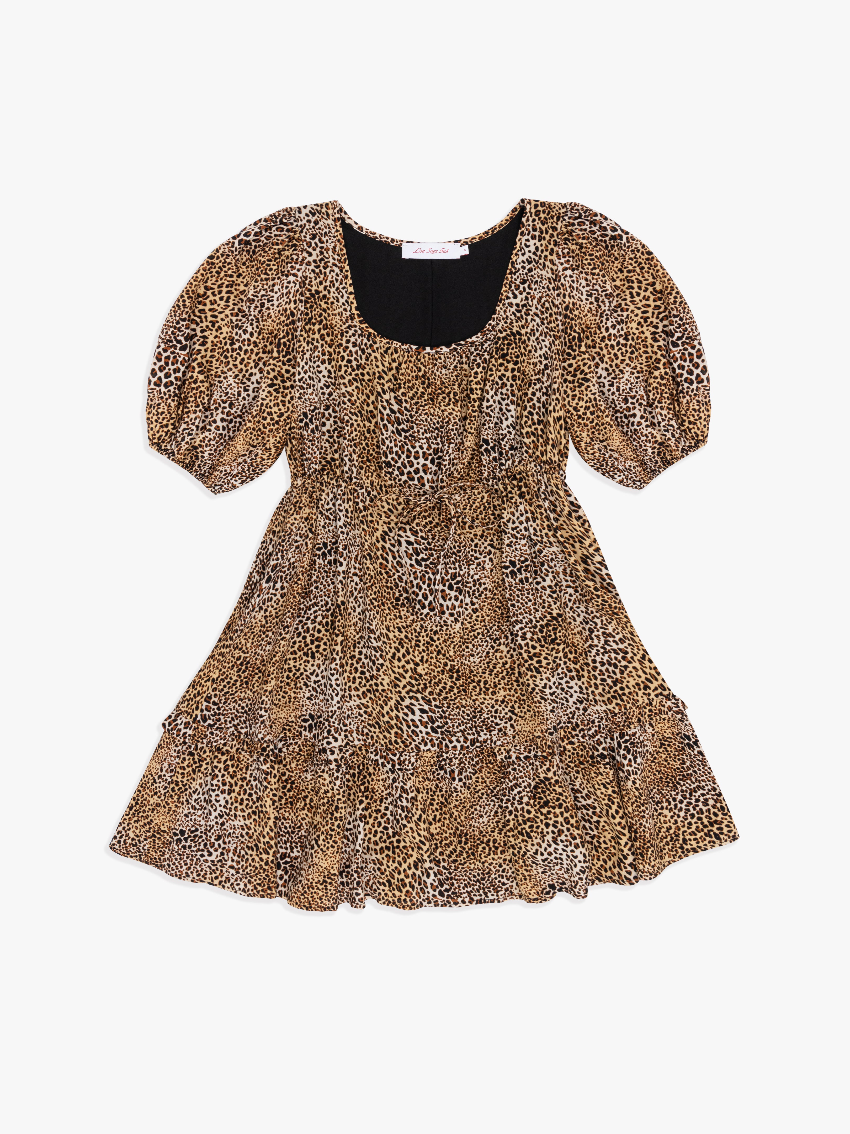 Leila Mini Dress - Leopard – Lisa Says Gah