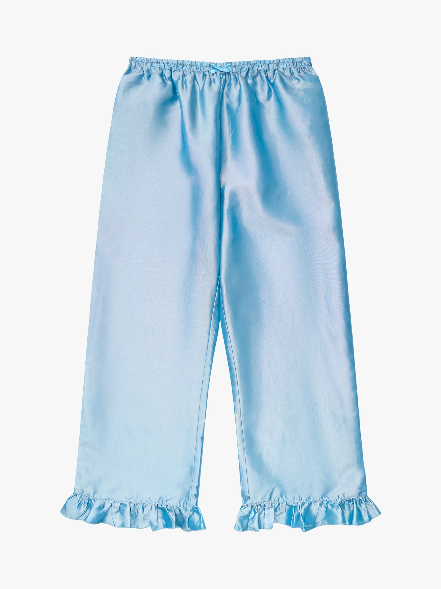 Liora Ruffle Pant - Venetian Blue