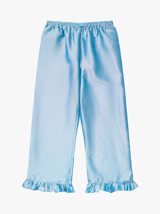 Liora Ruffle Pant - Venetian Blue