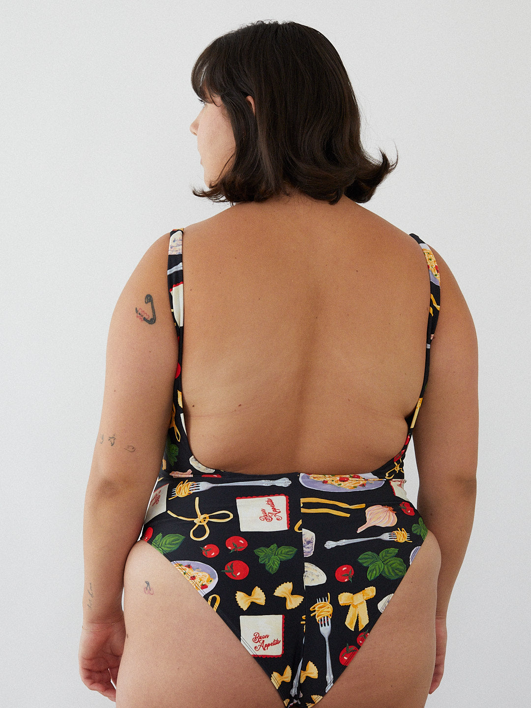 Lisbon One Piece - Buon Appetito Black – Lisa Says Gah