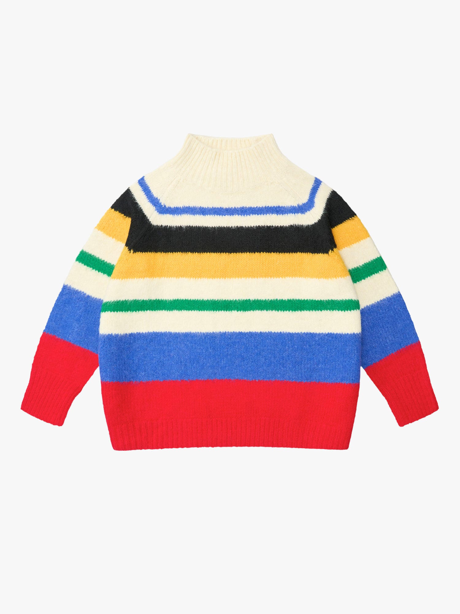 Louise Mockneck Sweater - Primary Stripe