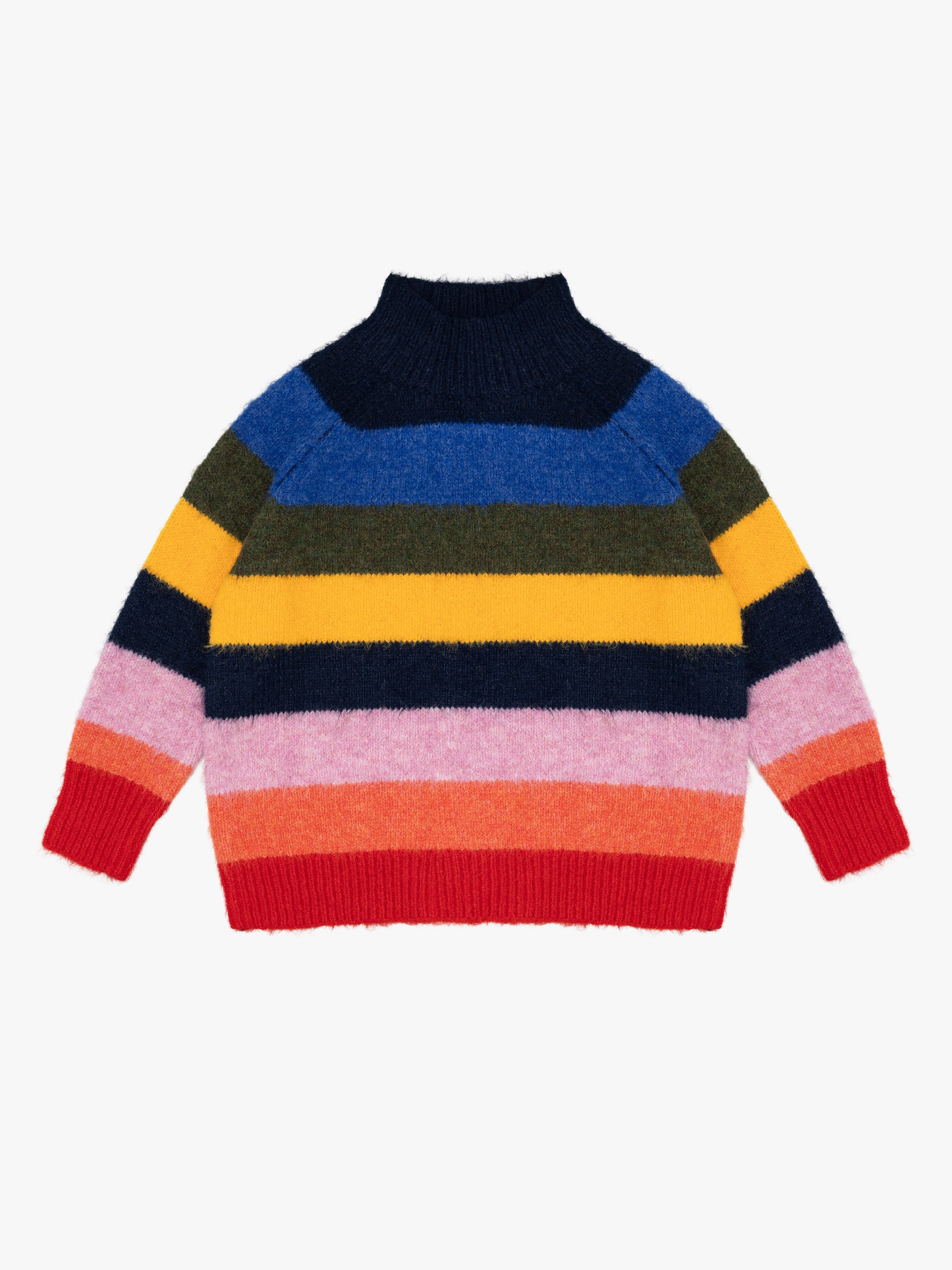 Louise Mockneck Sweater - Rainbow – Lisa Says Gah