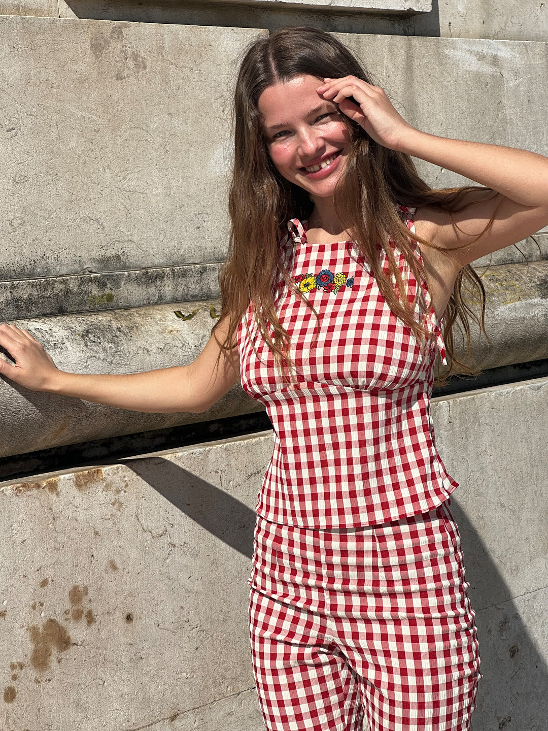 Lucy Top - Cherry – Lisa Says Gah
