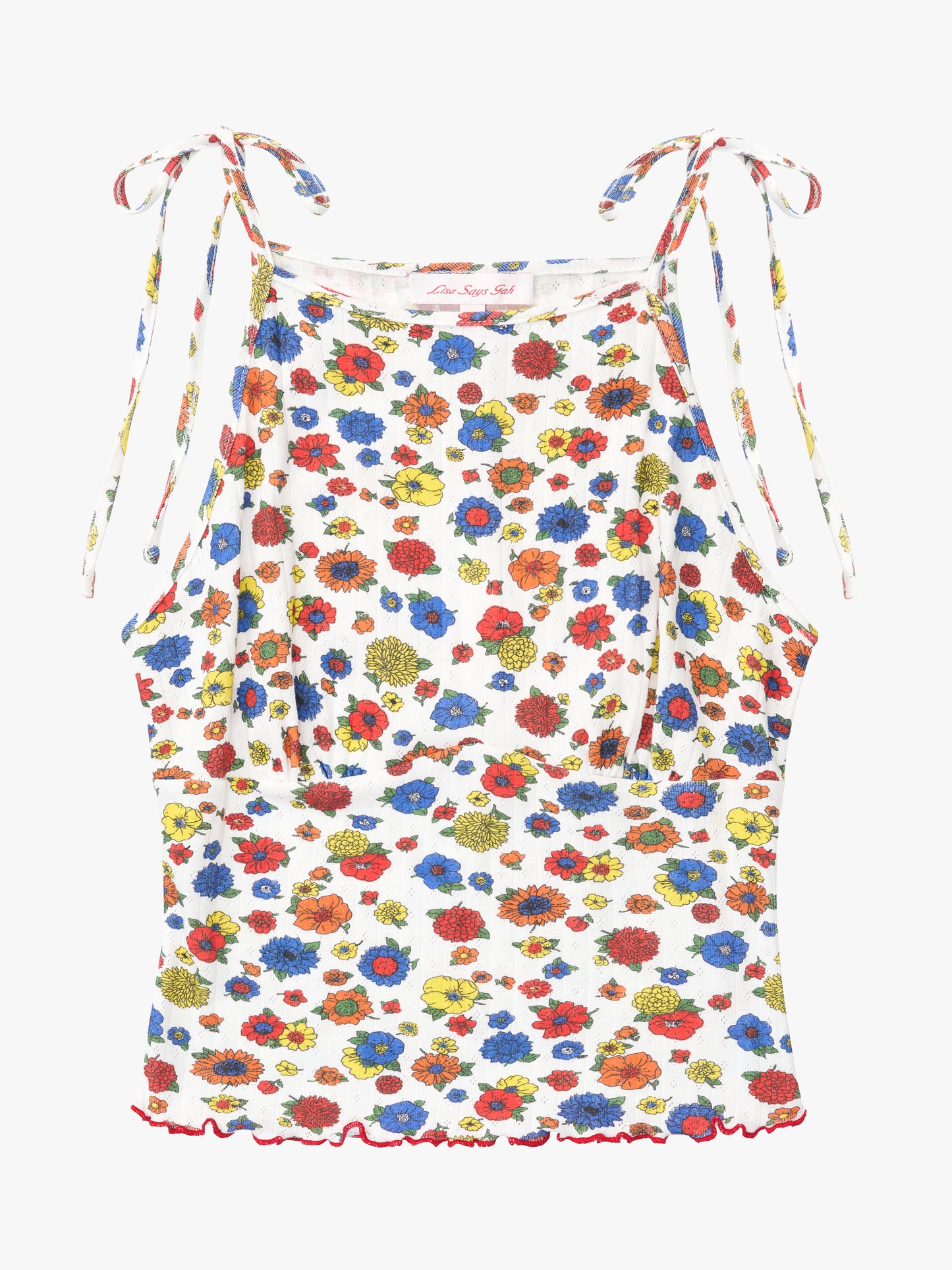 Lucy Top - Primary Floral