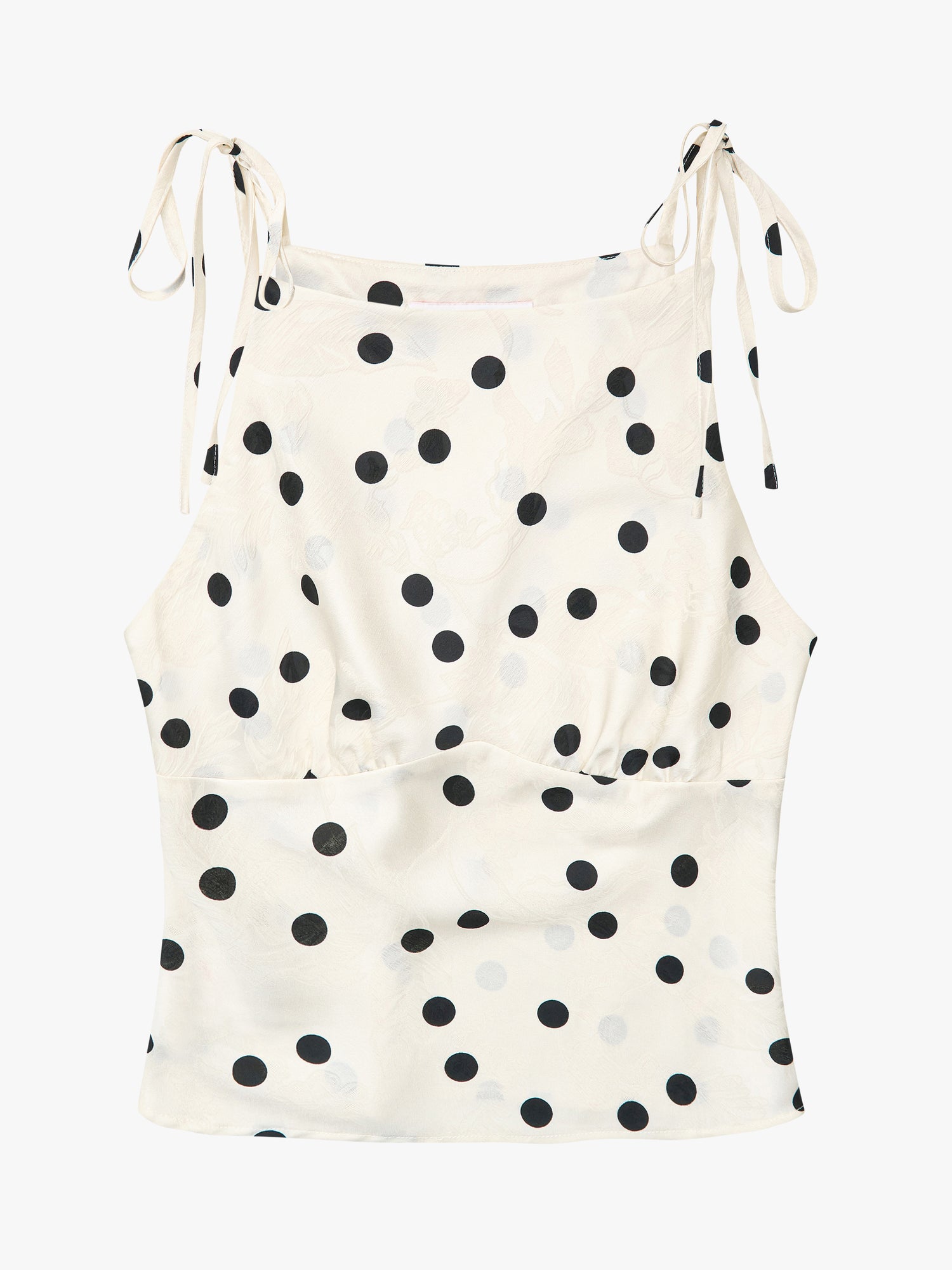Lucy Top - White Dot