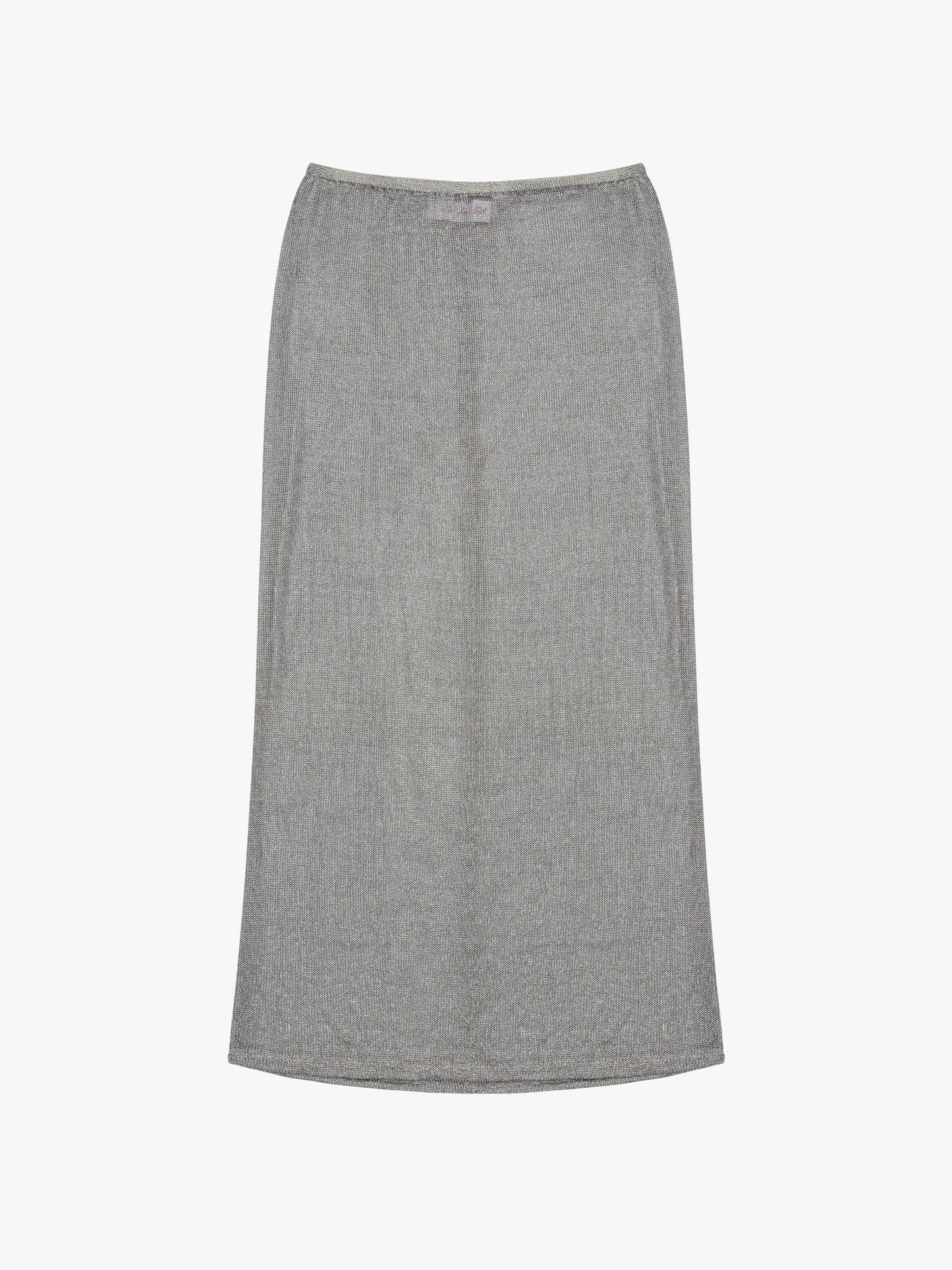 Luna Skirt - Metallic Silver
