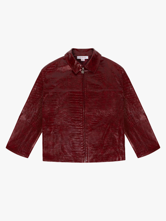 Macey Jacket - Vino Croc