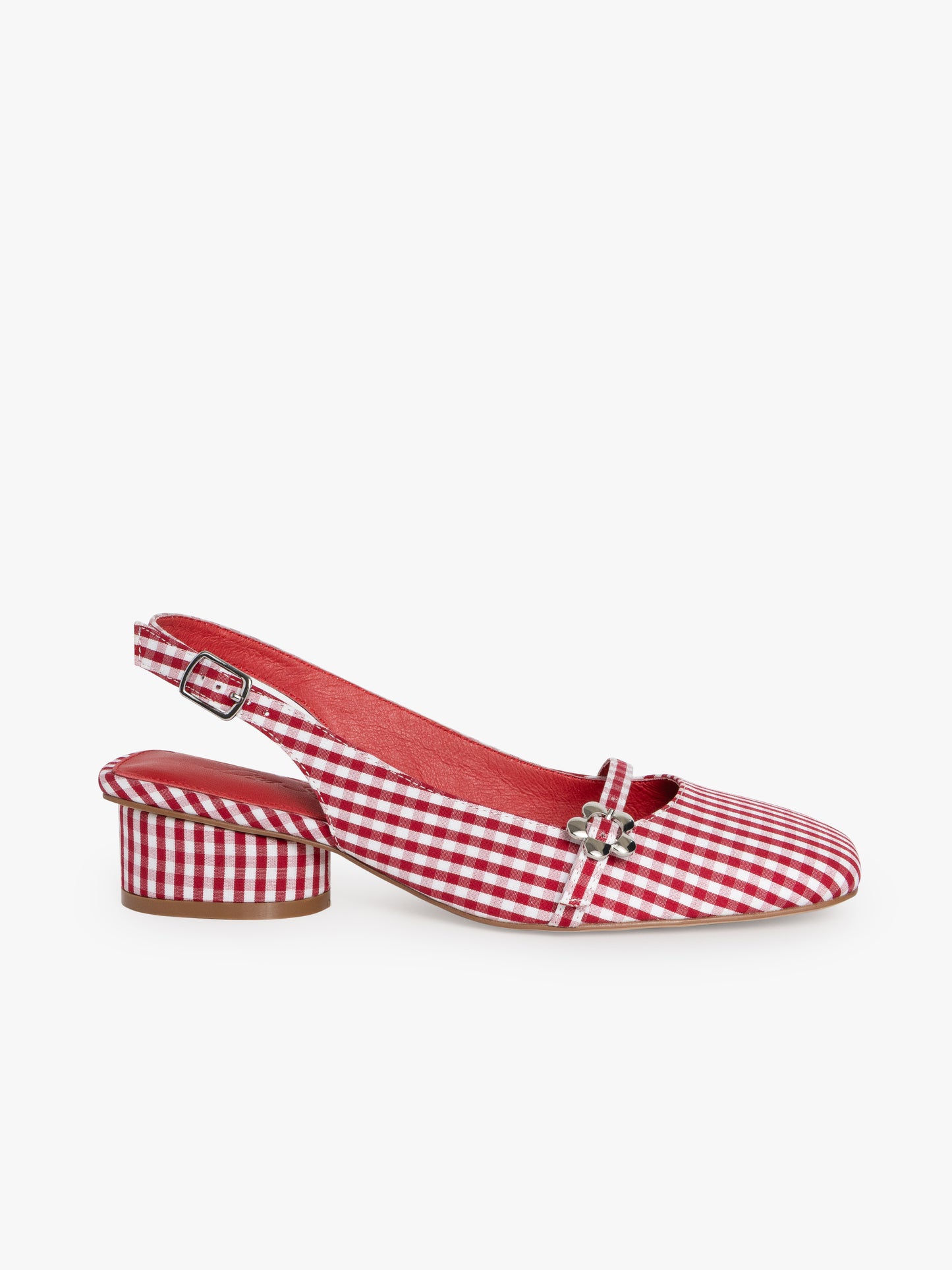 Mackie Heel Pomodoro Gingham