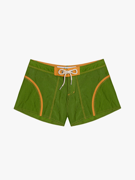Made Some Short Shorts - Green & Yellow