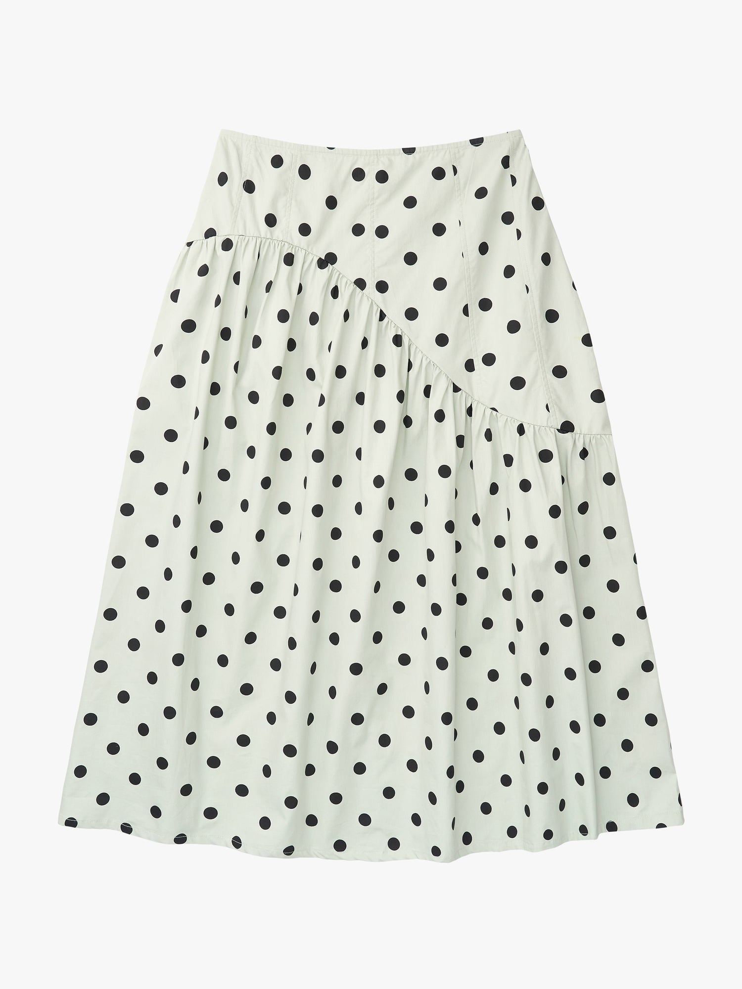 Maeve Midi Skirt - Mint Chip Dot