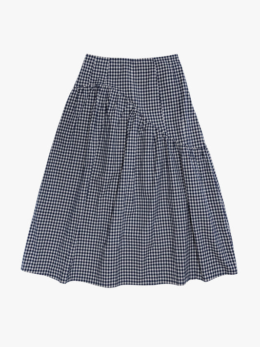 Maeve Midi Skirt - Midnight Check