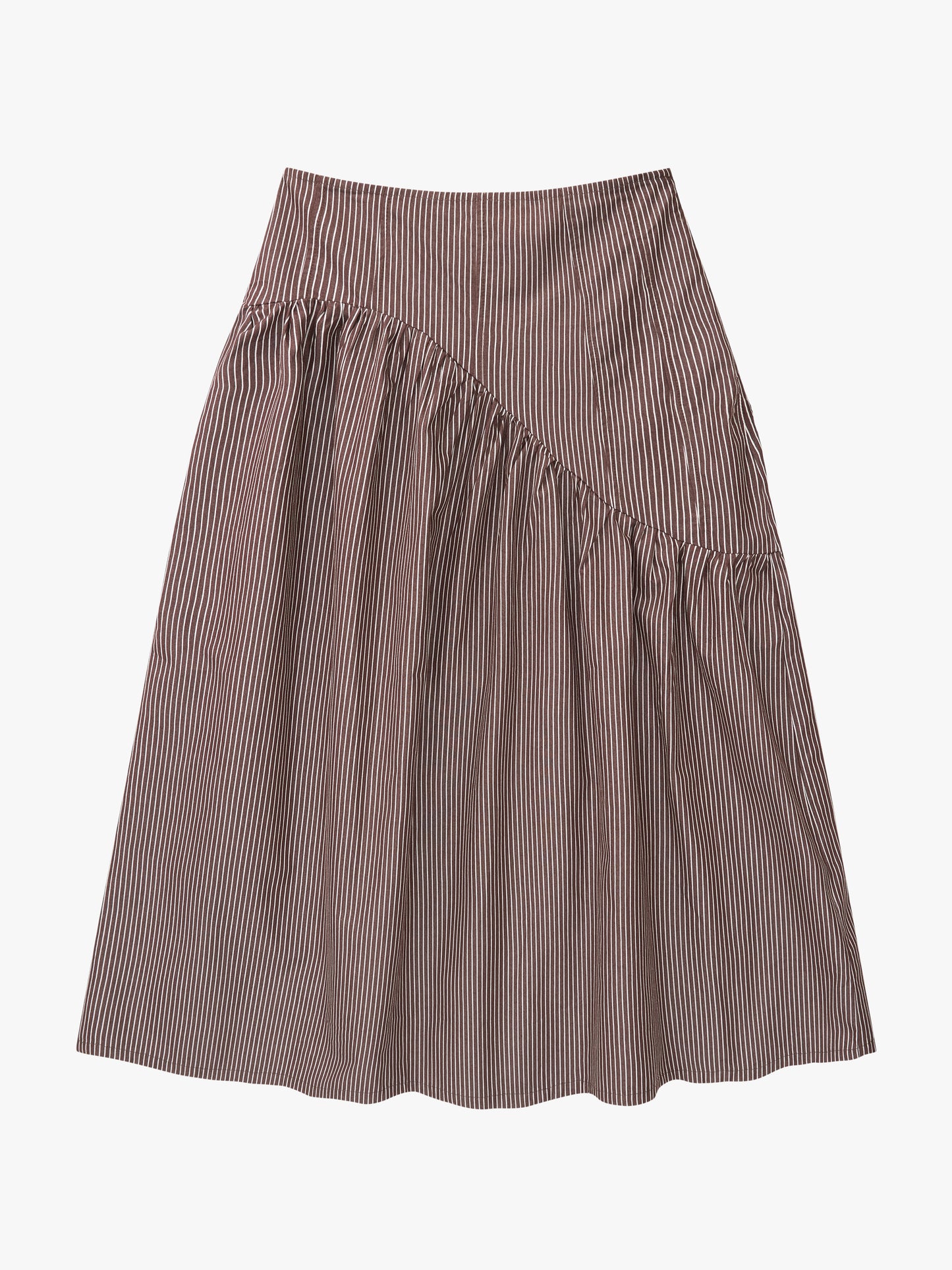 Maeve Midi Skirt - Saddle Stripe
