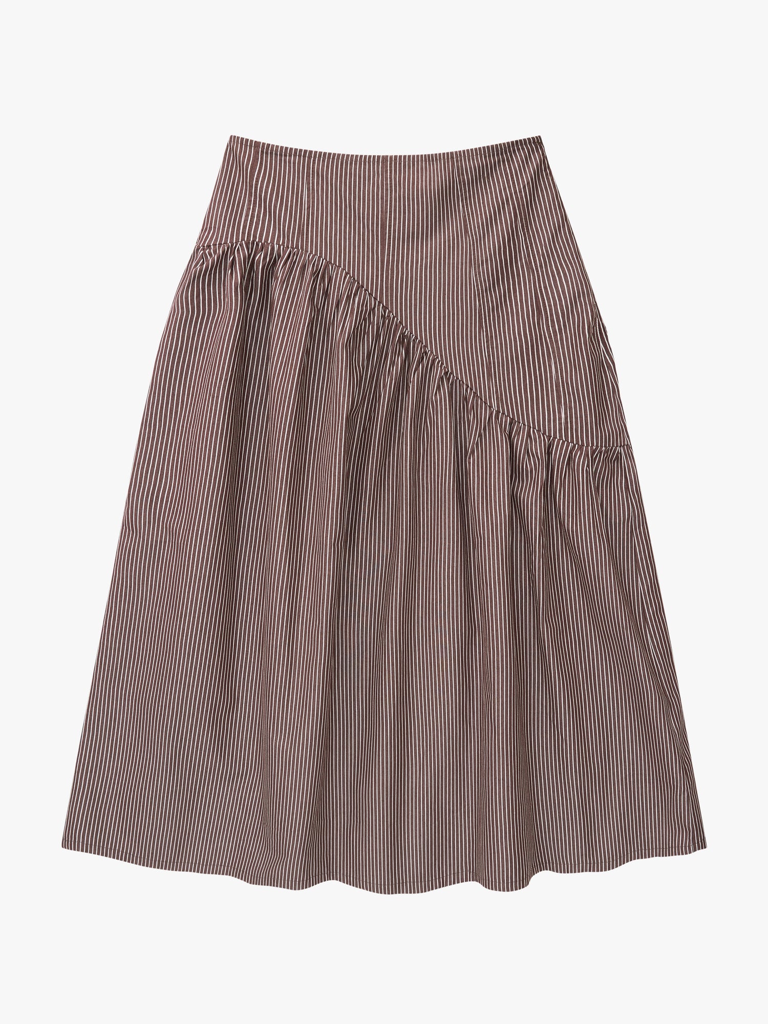 Maeve Midi Skirt - Saddle Stripe