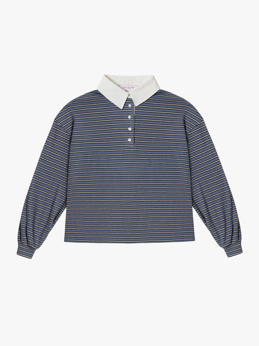 Marin Striped Polo - Blue Stripe