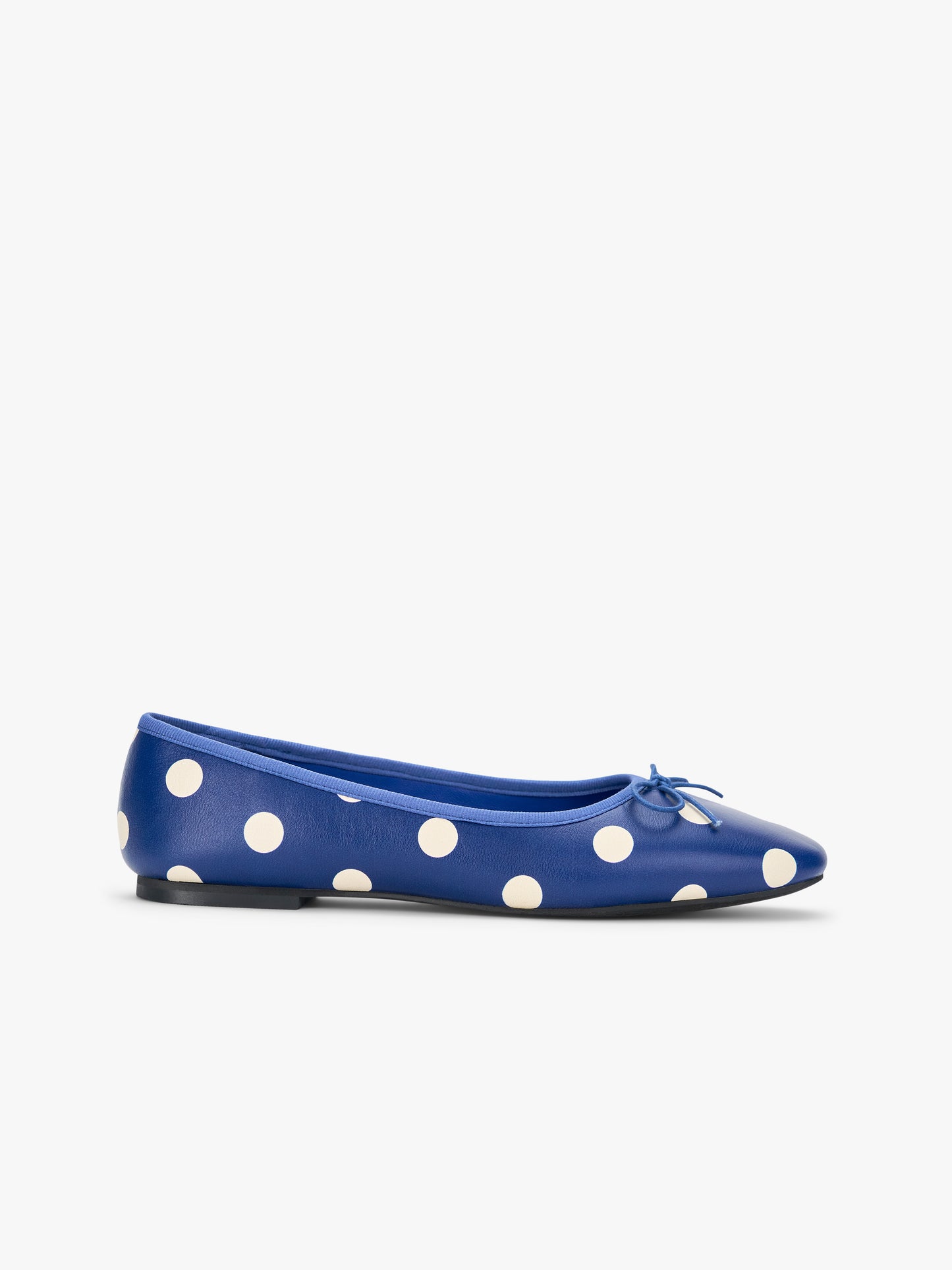 Matilda Flat - Navy Dot