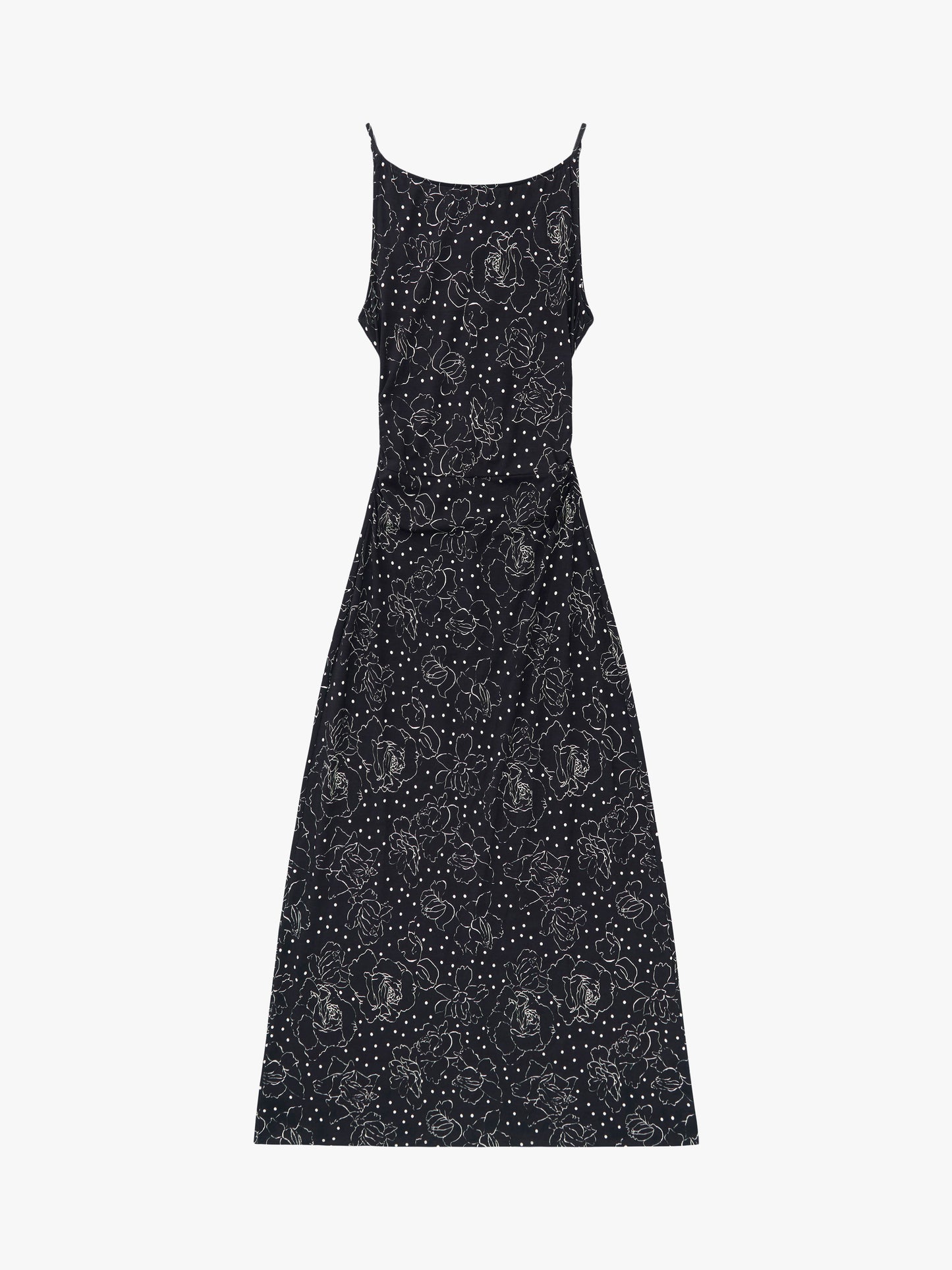 Maya Dress - Rose Dot Black
