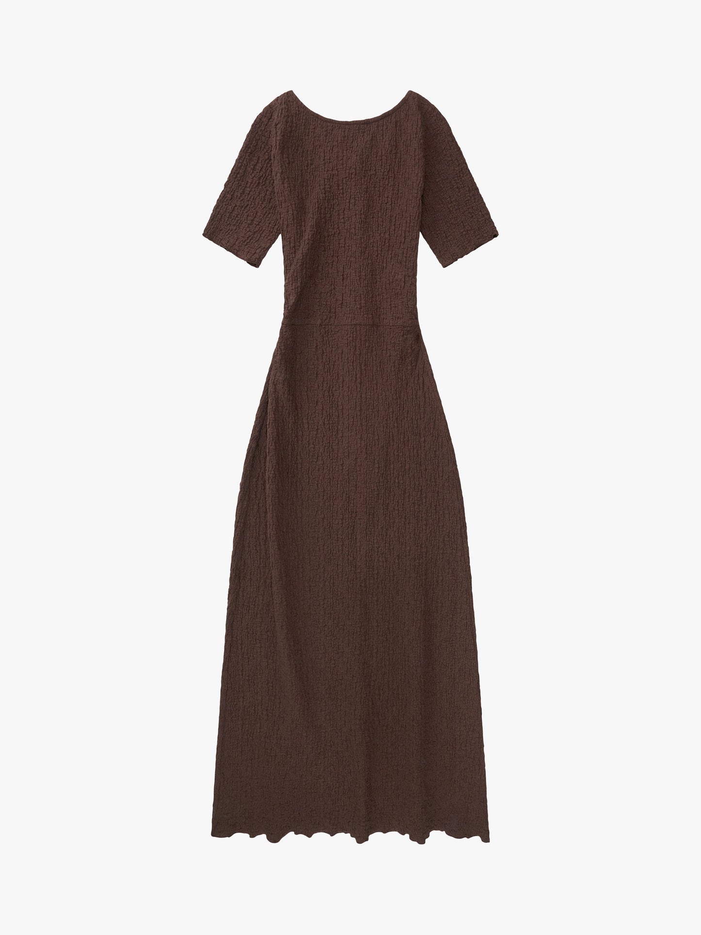 Maya Short Sleeve Dress - Mocha