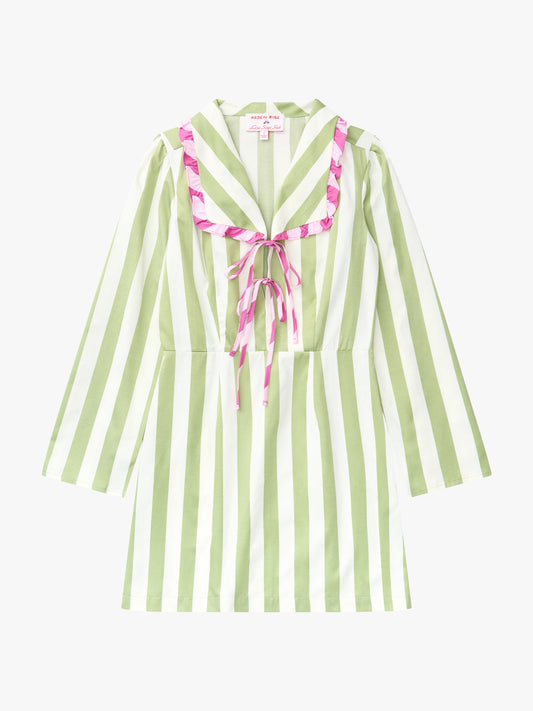 Mayfair Dress - Ivy Stripe