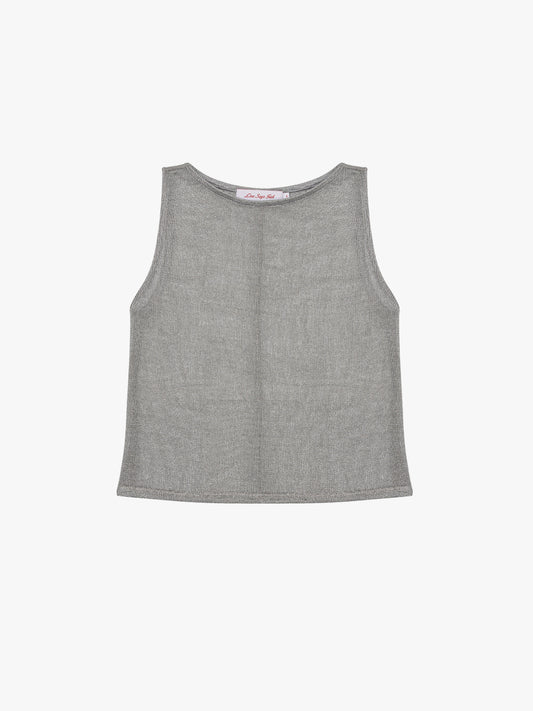 Moonlight Tank - Metallic Silver