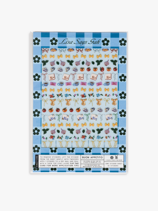 Nail Art Stickers - Buon Appetito