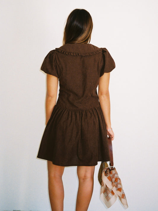 Nellie Dress - Brown