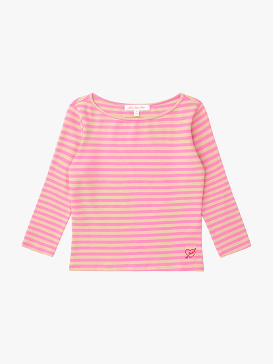 Nia Top - Candy Pink Stripe