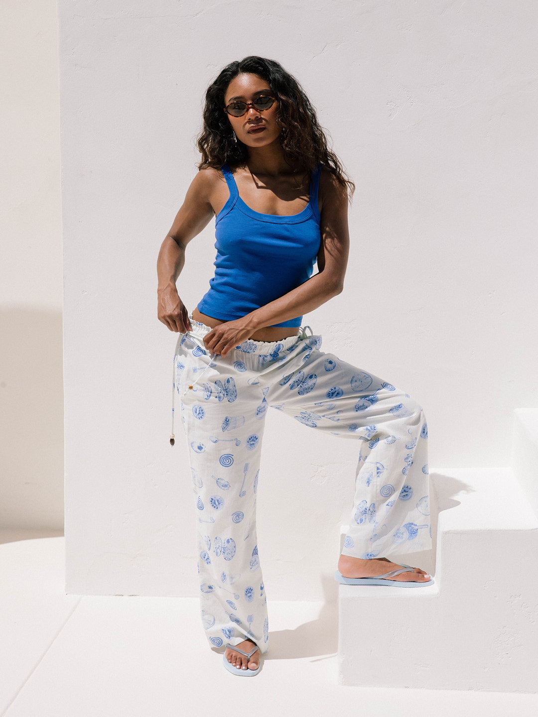 Nora Pant - Caviar Dreams Blue Multi