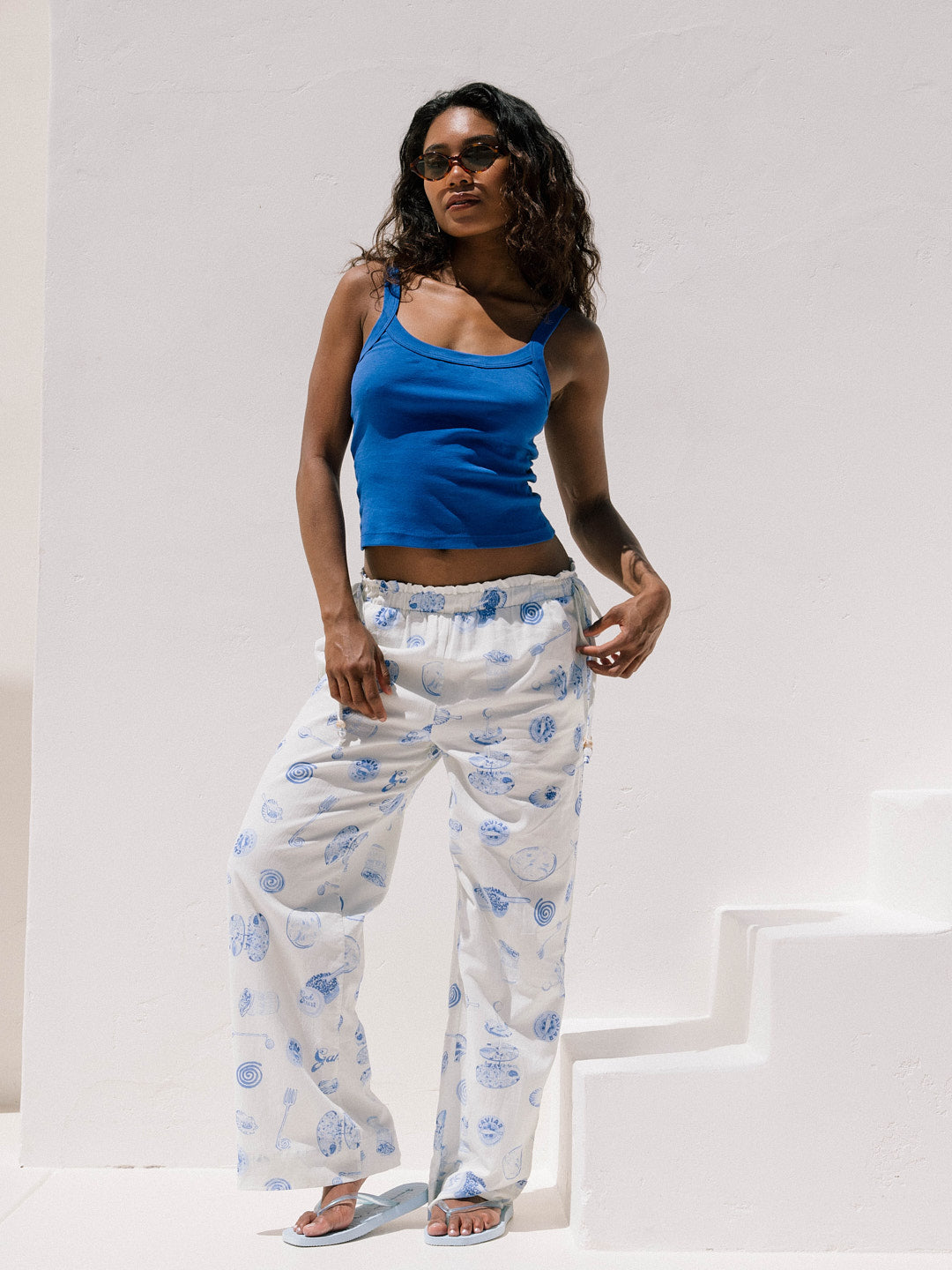 Nora Pant - Caviar Dreams Blue Multi