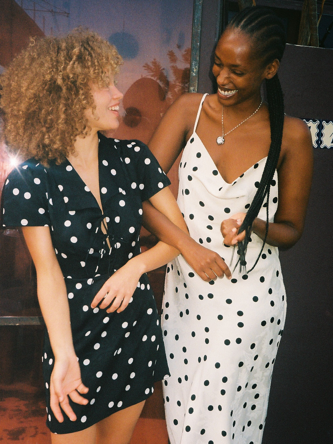 Alexa Shirtdress - Black Dot