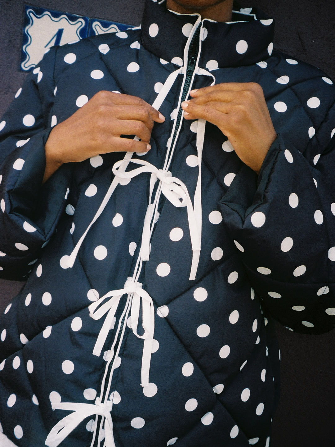 Lady Puffer Jacket - Black Dot – Lisa Says Gah