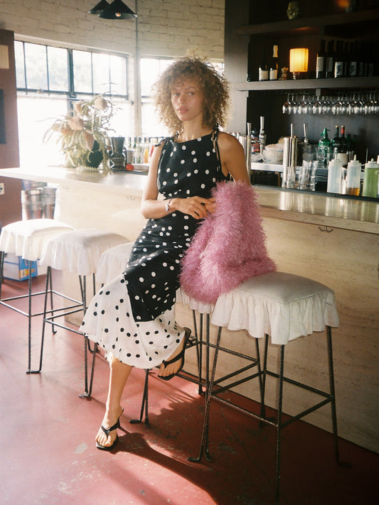 Lucy Top - Black Dot