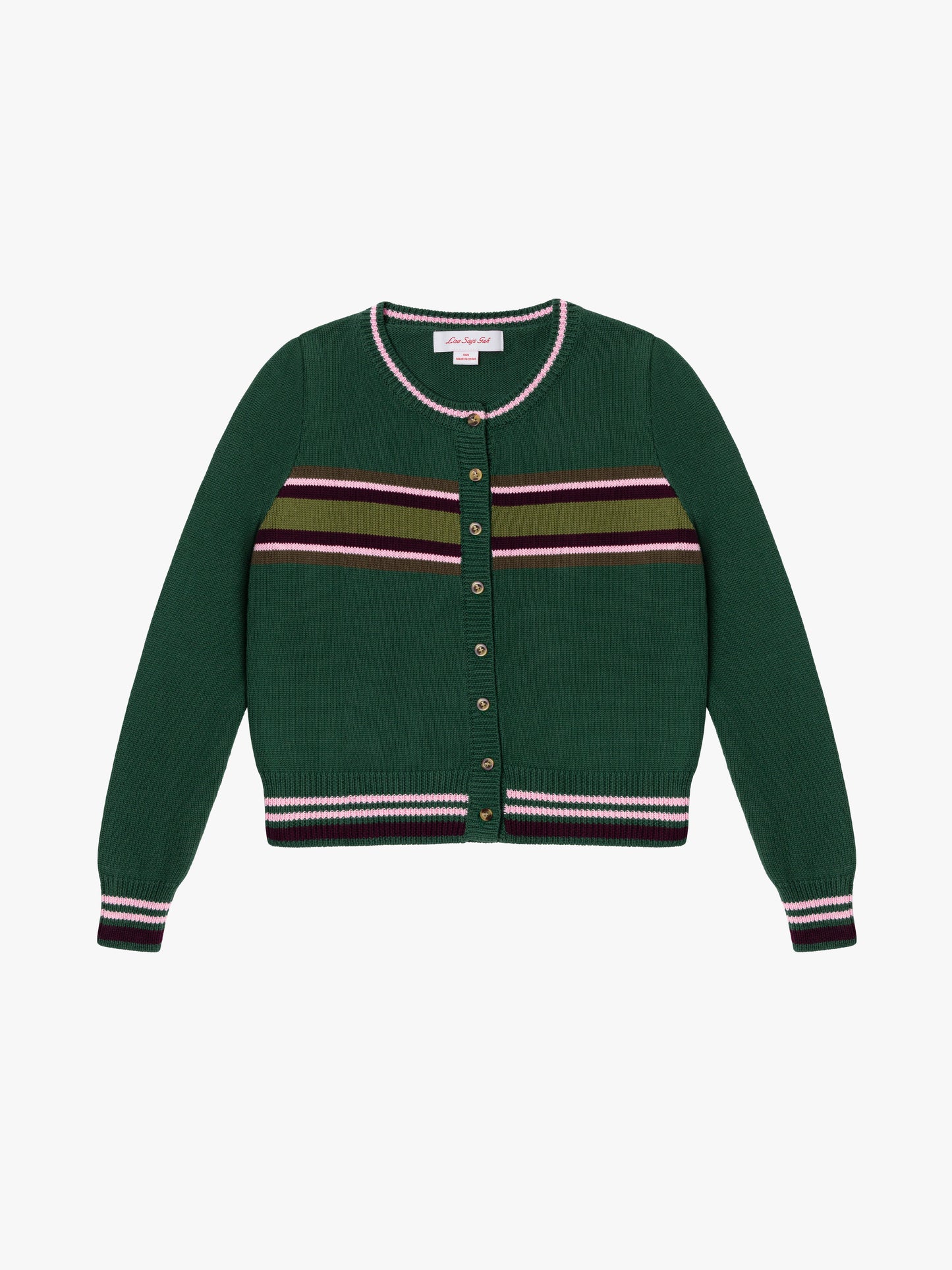 Odessa Cardi - Moss Stripe