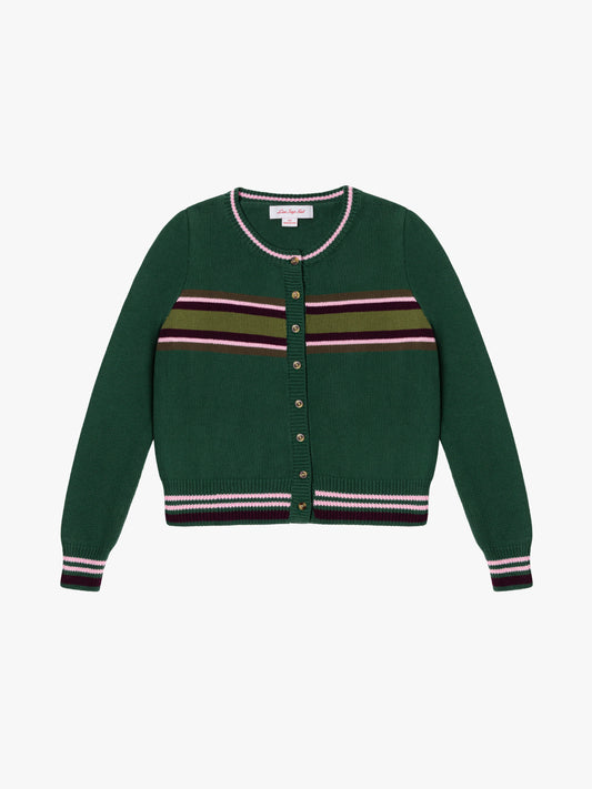 Odessa Cardi - Moss Stripe