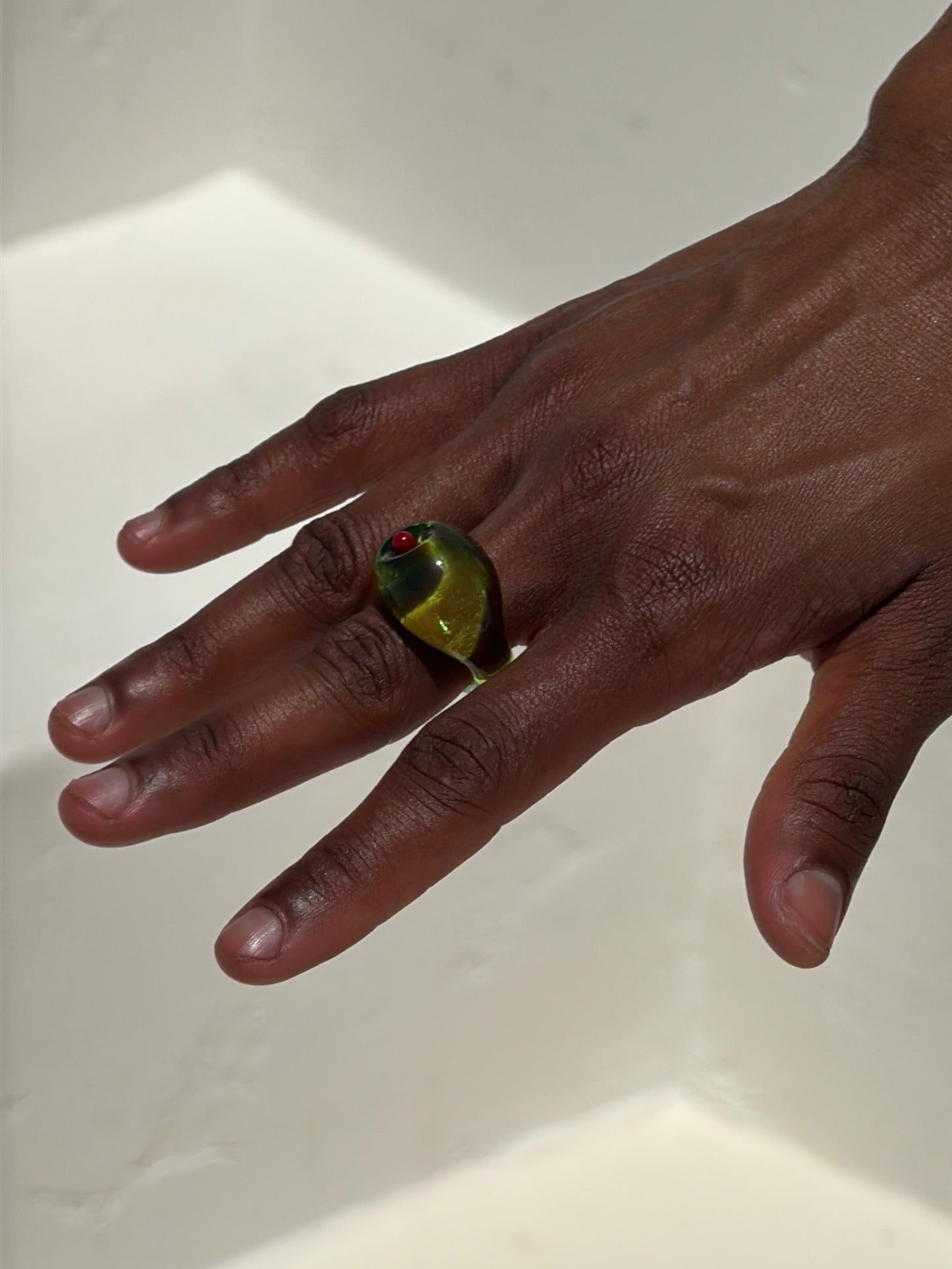 Olive Ring - Green