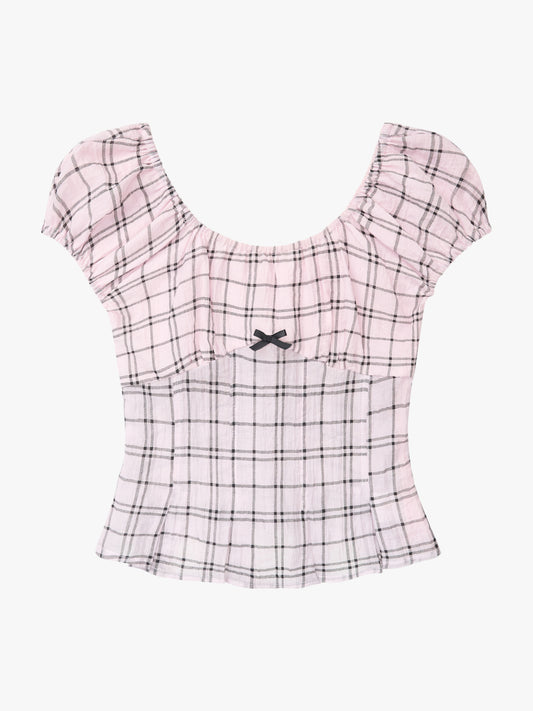 Pat Top - Ballet Plaid