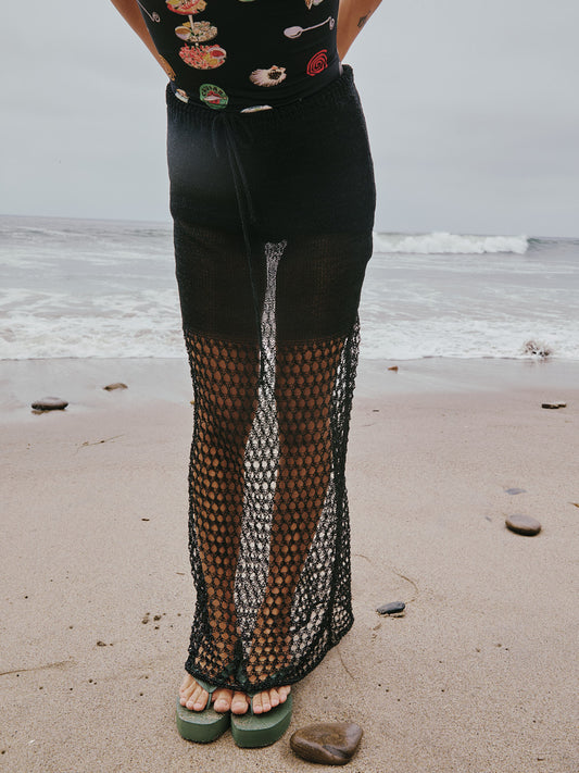 Elea Tricot Skirt - Black