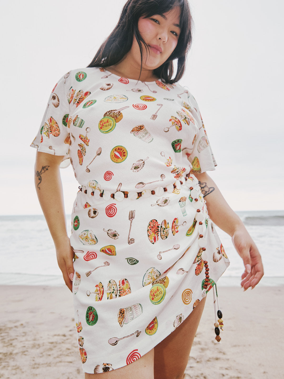 Belle Dress - Caviar Dreams White