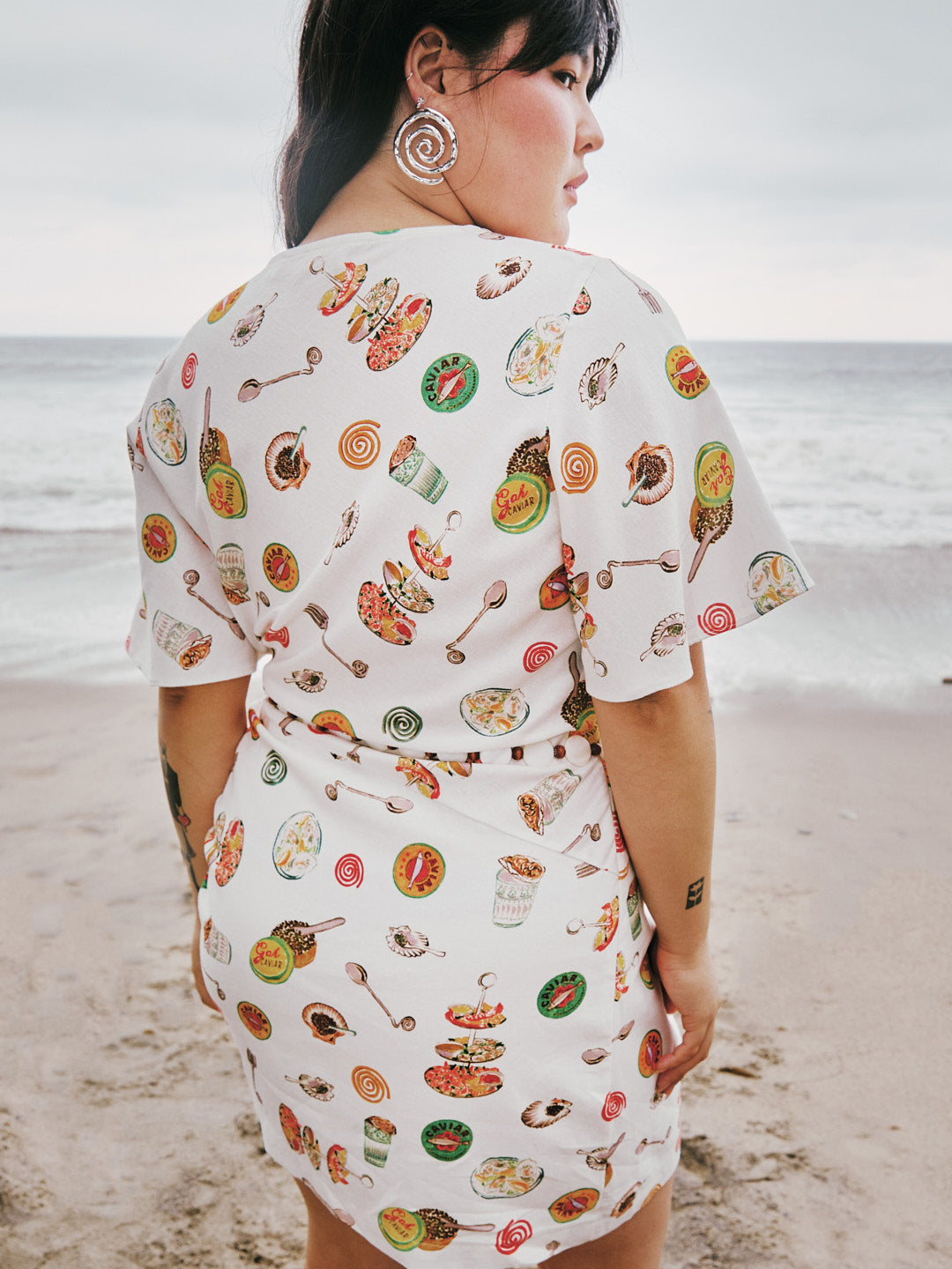 Belle Dress - Caviar Dreams White