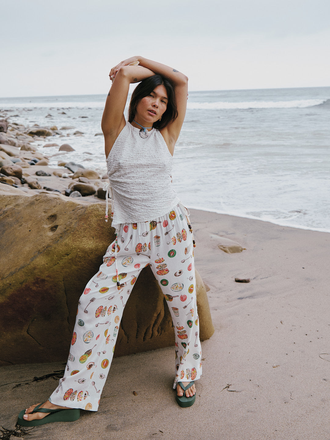 Nora Pant - Caviar Dreams White