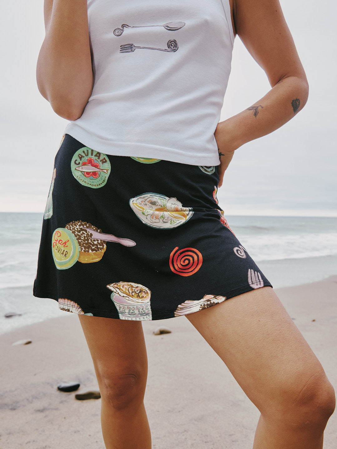 Darcy Skort - Caviar Dreams Black