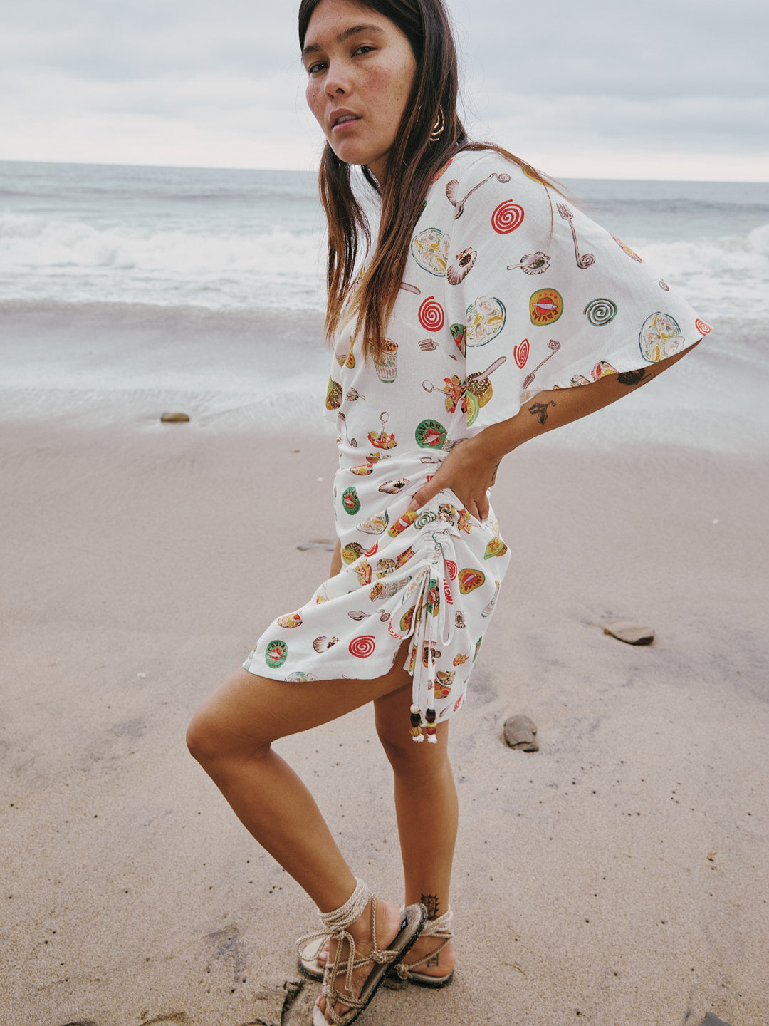 Belle Dress - Caviar Dreams White